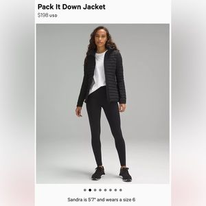 Lululemon jacket size 12